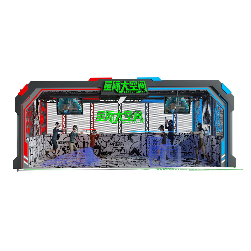 Vr Large Space Game Console Multi-Player Shooting Experience Hall Equipment Vr Glasses All-In-One Machine E-Sports Playground Commercial