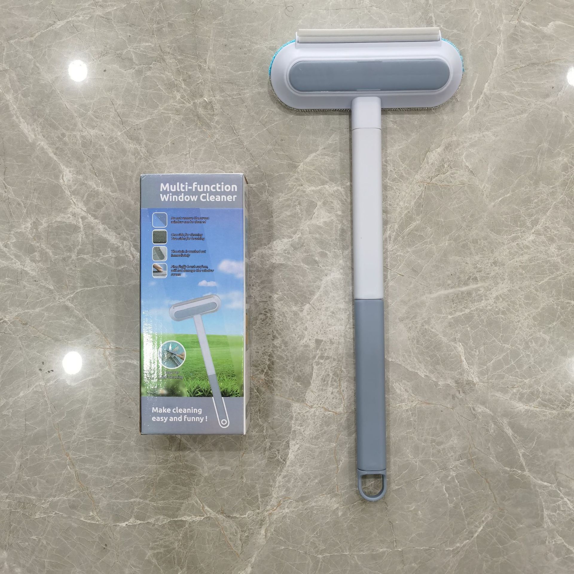 Pet Hair Removal Brush Window Screen Brush Cleaner Glass Removal-Free Scrubbing Window Net Cleaning Tool Scraping Double-sided Brush