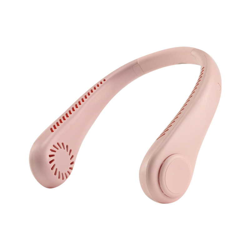 Ready Stock Gift Wholesale Hanging Neck Fan Cross-Border USB Charging Outdoor High Wind Cooling Hanging Neck Small Fan Small