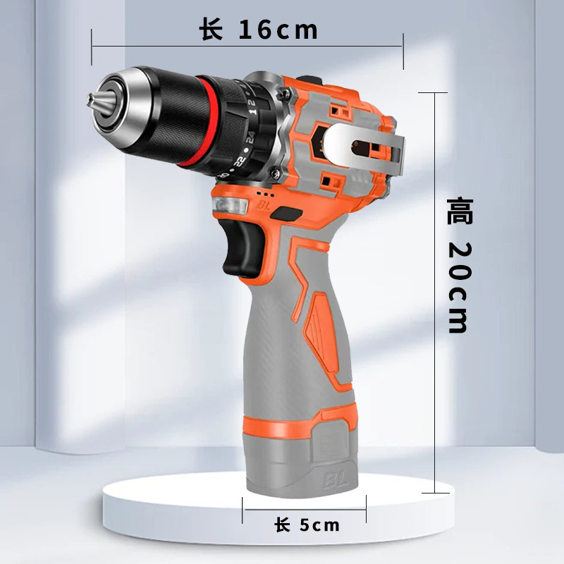 Dk06 Three-Function Wall Drilling with Percussion Hand Electric Drill Wireless Electric Screwdriver Impact Brushless Lithium Electric Drill