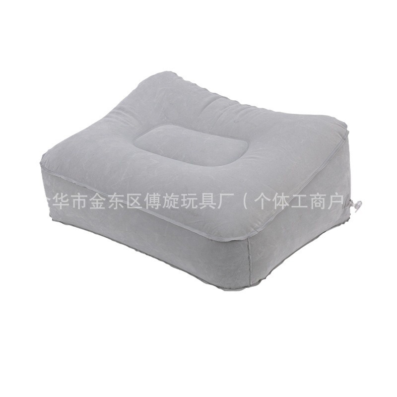 Factory Wholesale Flocked Pvc Inflatable Foot Pads, Home Outdoor Sofa Cushions, Travel Footrests, Lunch Break Pillows, Cushions