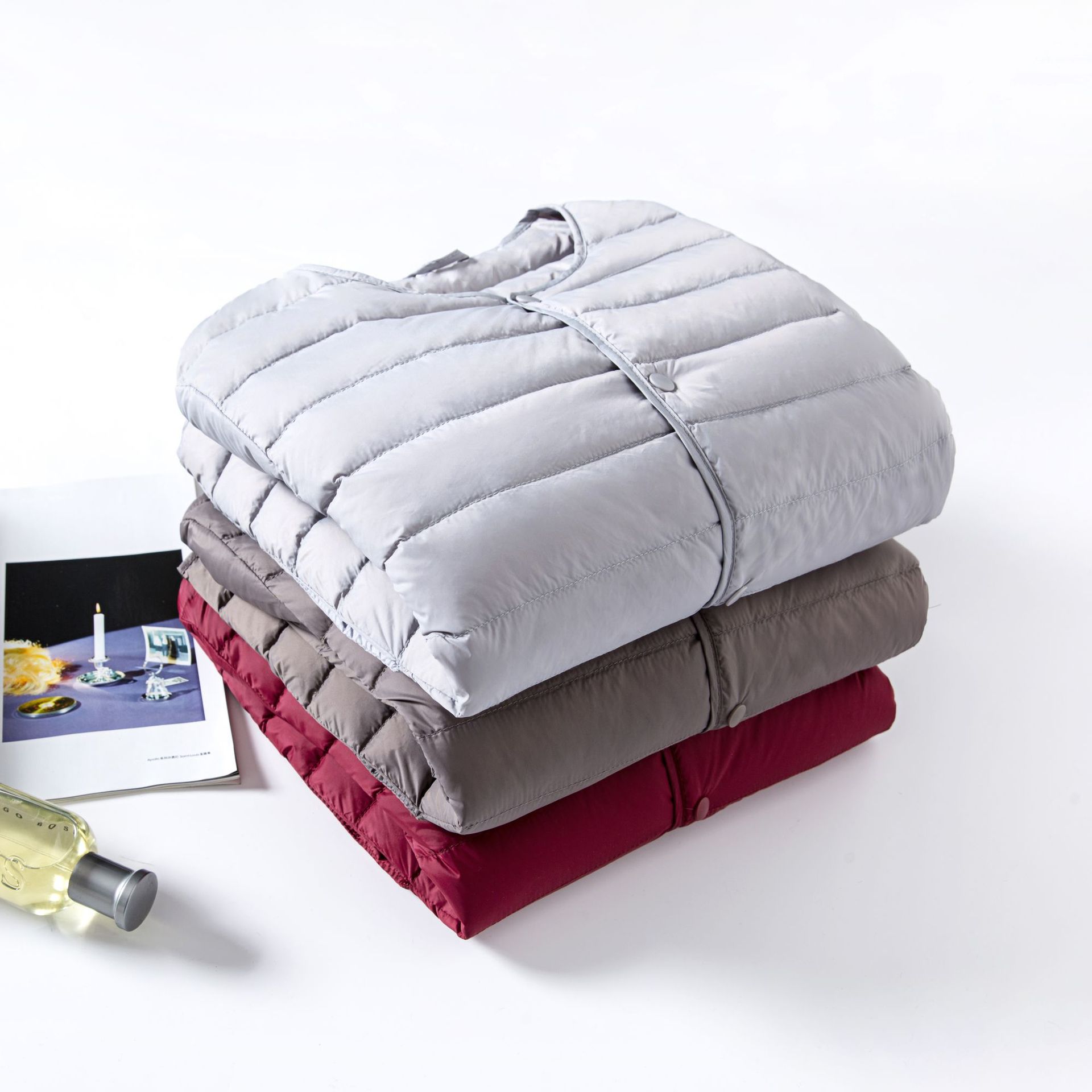 Down jacket men's and women's same style 2022 autumn and winter new lightweight down jacket liner light thin fashion warm