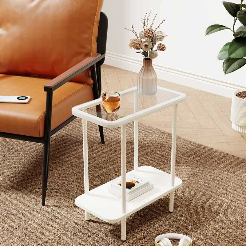 Крайне узкий столик у дивана, простой столик для отдыха, доступный роскошный домашний столик, прикроватный столик, маленький чайный столик