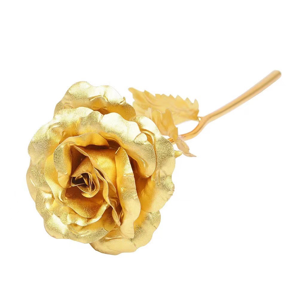 24k gold foil rose Tanabata to send his girlfriend a single carnation to send teachers gold shop activities with hand gift batch