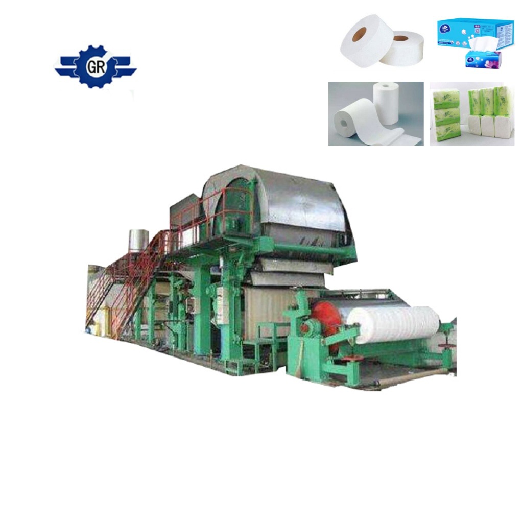 Source Factory 3200mm Fully Automatic Toilet Paper Production Line Napkin Paper Making Machine