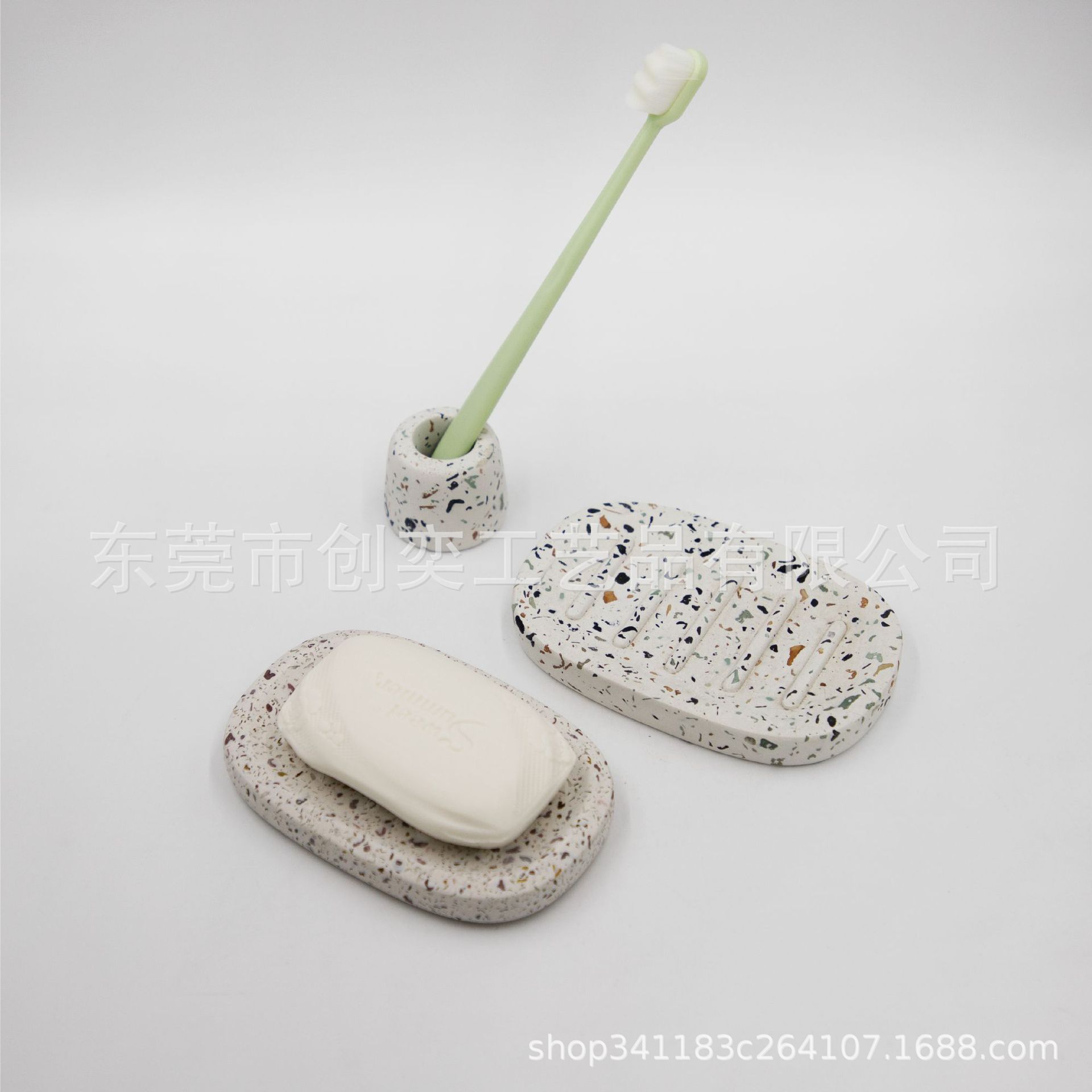 Терраззо мыльница, простая и стильная для ванной, оптовая продажа