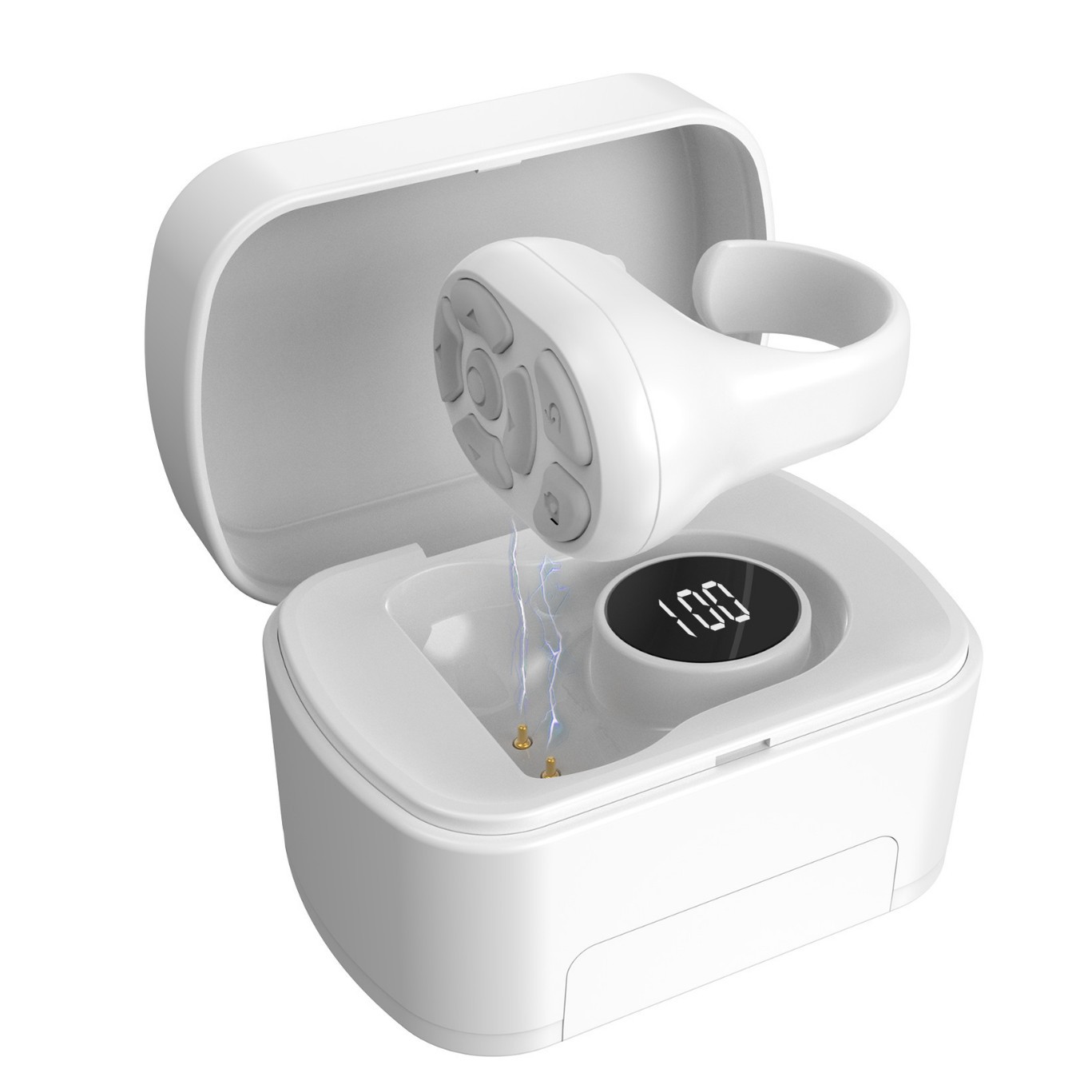 Ring Shake Voice Remote Control Bluetooth Photoformer Wireless Controller Short Video Live Praise Page Flip Factory