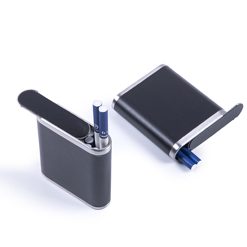 Кросс-граница кожаная коробка для сигарет, защитная упаковка для 16 и 20 пачек, оптовая продажа