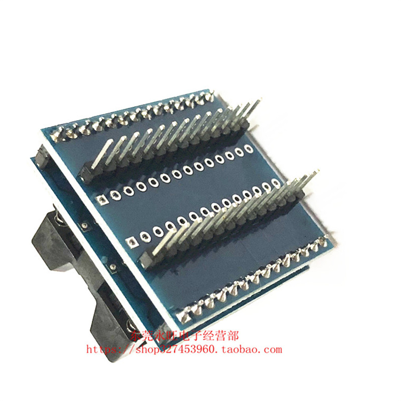 Wide-Body Sop28 Programming Socket Sop28 Ic Socket Test Socket Adapter Socket Chip Test Socket to Dip28