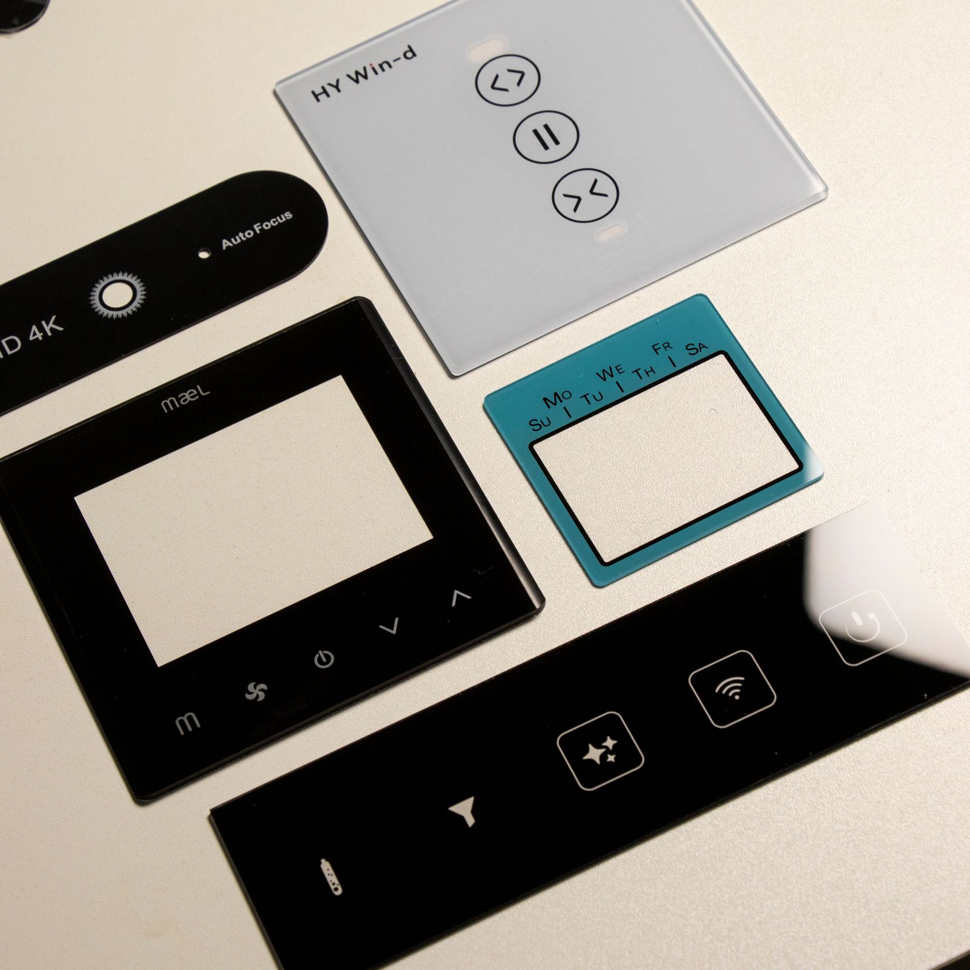 Pvc Acrylic Lens Brown Translucent Pc Window Camera Lens Acrylic Panel Wireless Charging Lens