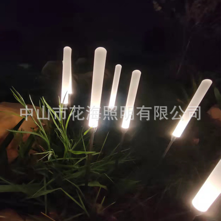 LED acrylic Reed lamp frosted acrylic stick outdoor waterproof courtyard garden decorative lamp ground lawn lamp