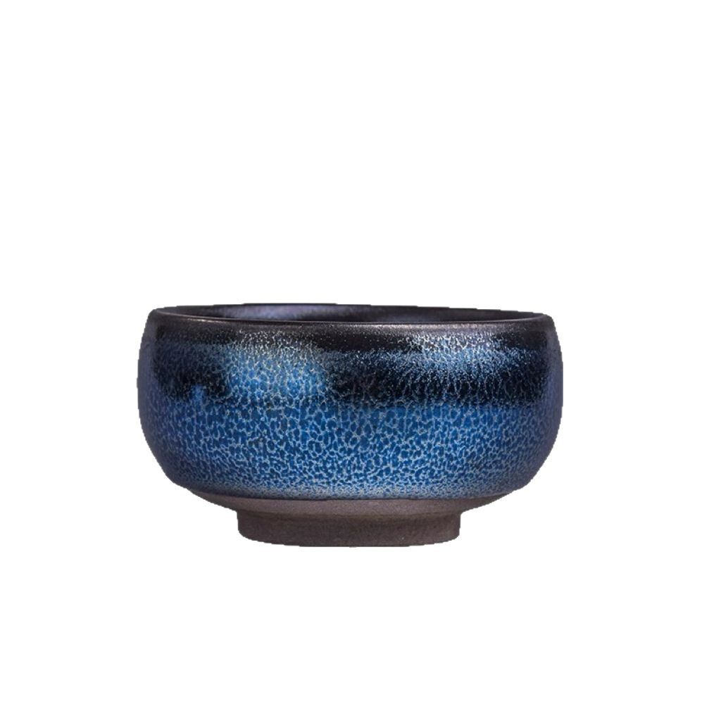 Slightly Defective Jianyang Jian Kiln Jian Zhan Original Mineral and Original Glaze Handmade Tea Cup, Good-Looking Tea Cup and Tea Set