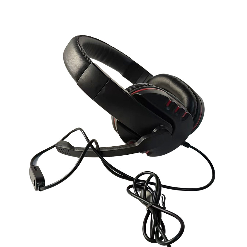 Headset manufacturers wholesale headsets wired headphones electric competition chicken Internet cafe headphones listening to voice debate with microphone headphones