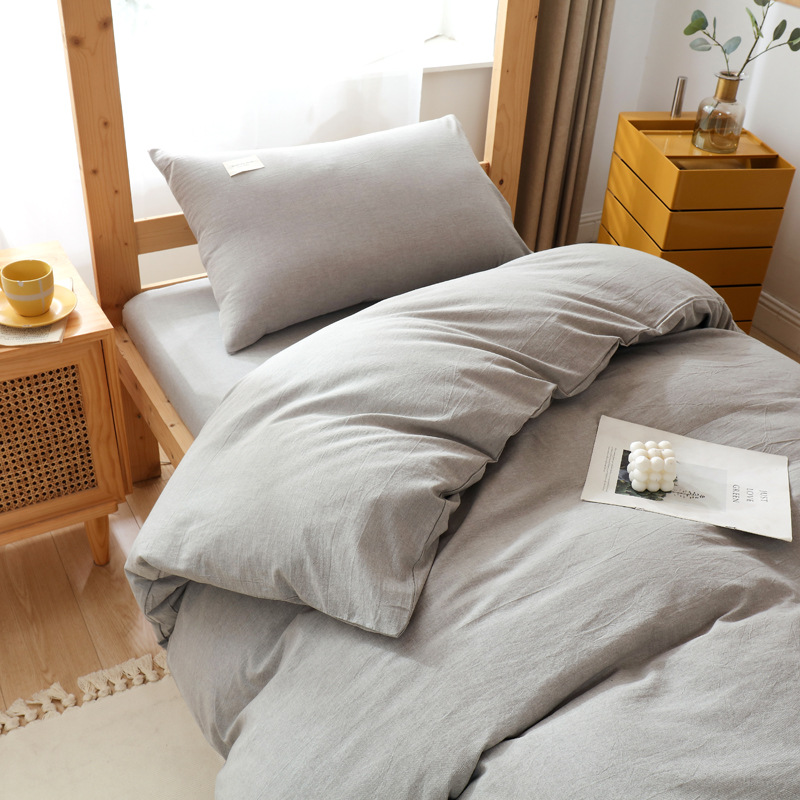 Pure Cotton Student Dormitory Three-Piece Set, Pure Cotton College Unit Employee Dormitory Bedding Six-Piece Set, Customized Quilt