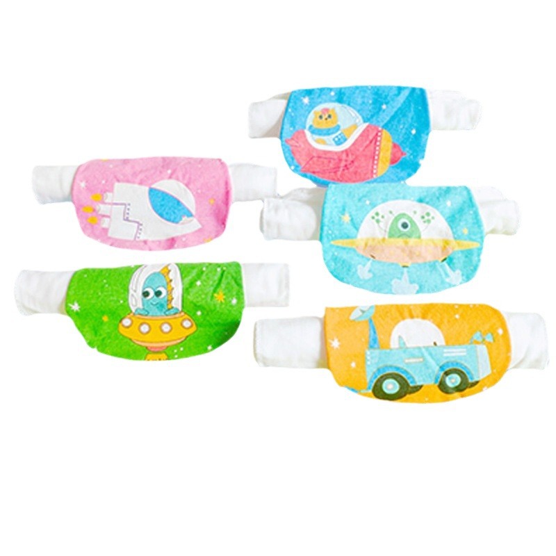 Baby Sweat-absorbent Towel Baby Sweat-isolating Towel Children's Han-type Towel Children's Pad Back Towel Kindergarten Large, Medium and Small Children's Sweat Towel