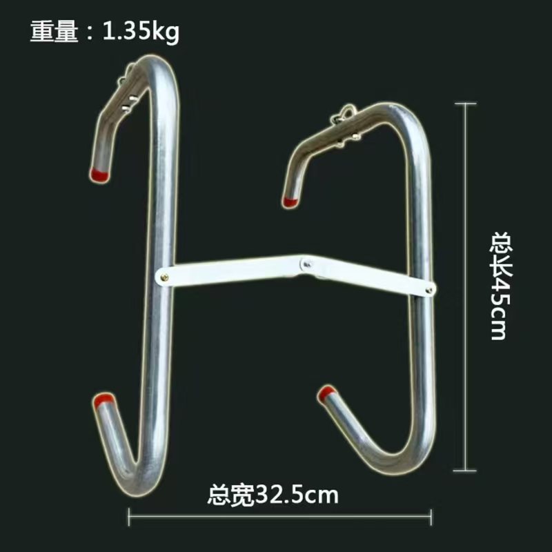 Steel Wire Rope Lifting Soft Ladder for Fire Escape, Aluminum Alloy Household High-Altitude Rescue Climbing Fireproof