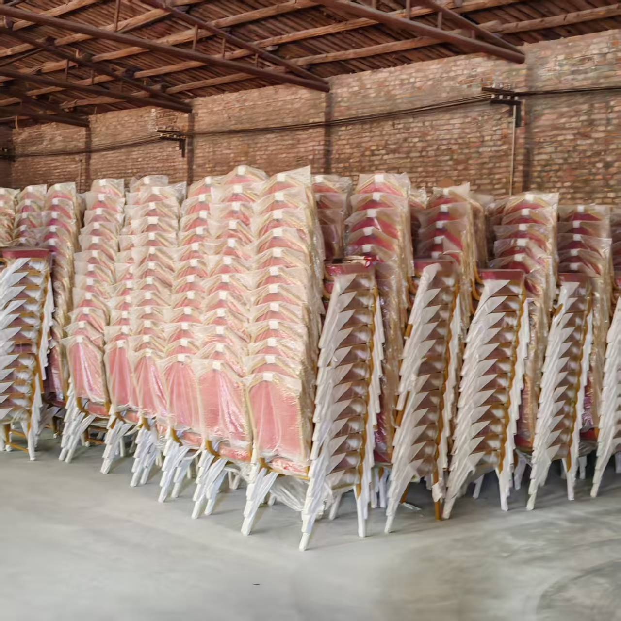 Hotel Chair General Chair Aluminum Alloy Chair Wedding Chair Crown Banquet Chair Wholesale Hotel Iron Dining Chair