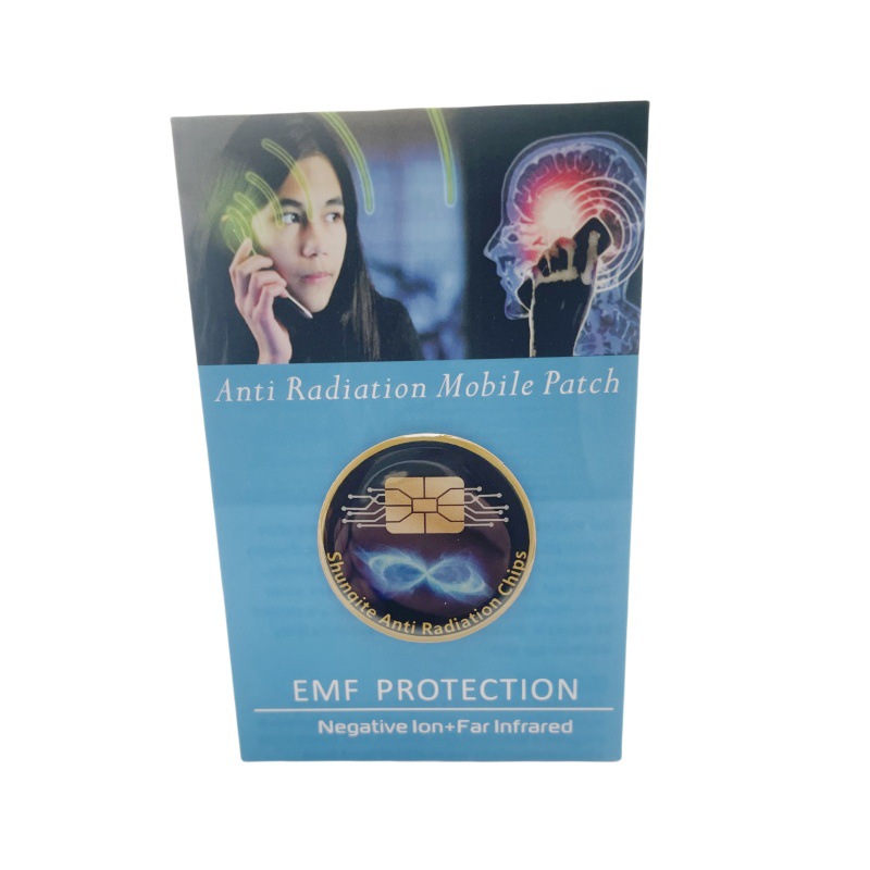Foreign trade new drop glue negative ion energy chip anti-radiation mobile phone stickers computer stickers quantum shield to map can be designed