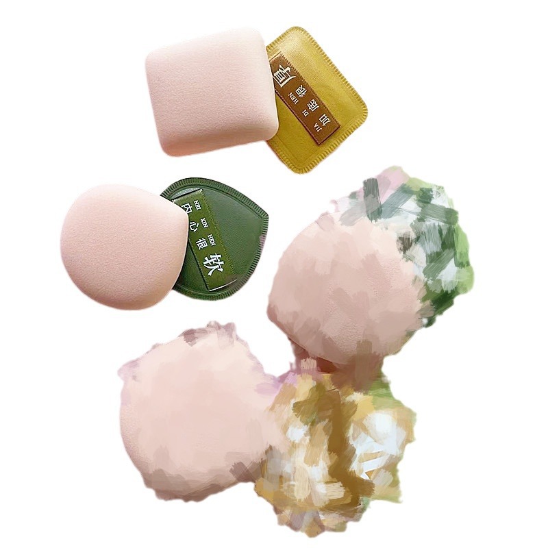 100 points powder puff Ermu grape cotton candy powder puff air cushion powder puff foundation liquid special makeup sponge powder puff