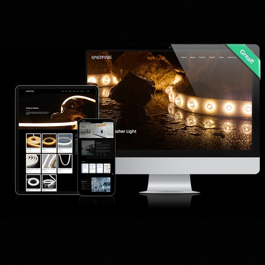 Дизайн и разработка веб-сайта Photoelectric Brand, кейс компании Shenzhen Brand