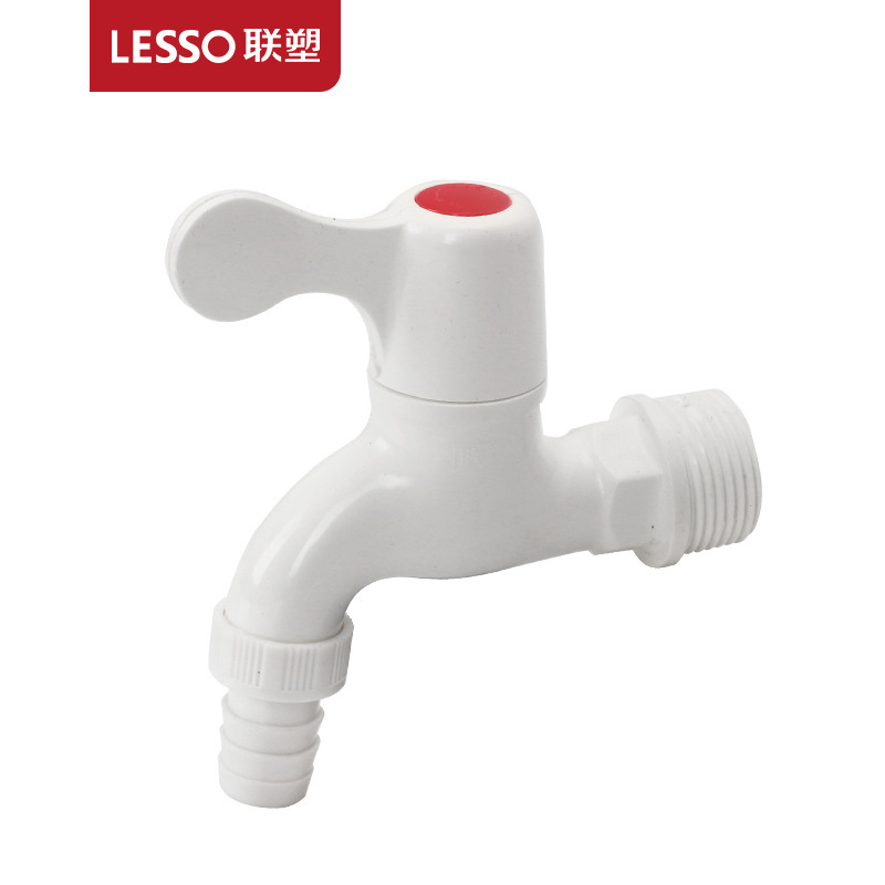 Liansu 4 points 6 points plastic washing machine faucet household pvc faucet tap water plastic faucet wholesale