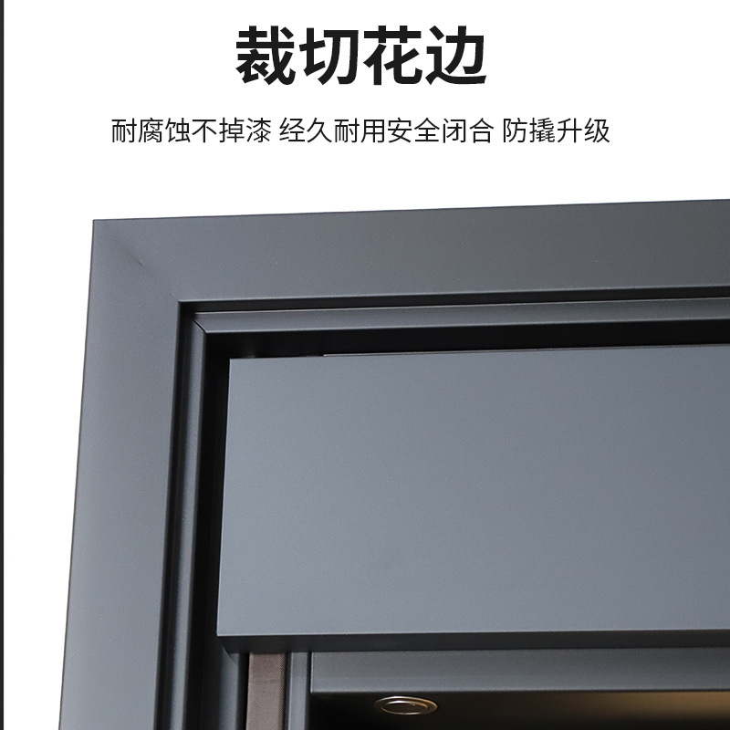 Household Soundproof Class a Anti-Theft Door Double Door Rental House Home Security Door Villa Entrance Door Wholesale