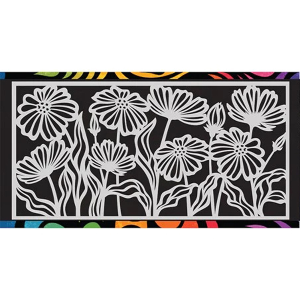 Flower stencil Cross-border Hot Selling DIY Painting Hollow Template suit Wall Painting Spray Masking Decorative Template