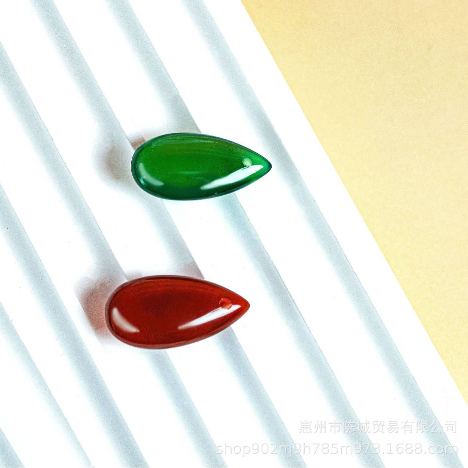 Natural Water Drop Agate Antique Earrings Pendant Handmade DIY Jewelry Accessories Agate Loose Beads Semi-Finished Products Wholesale