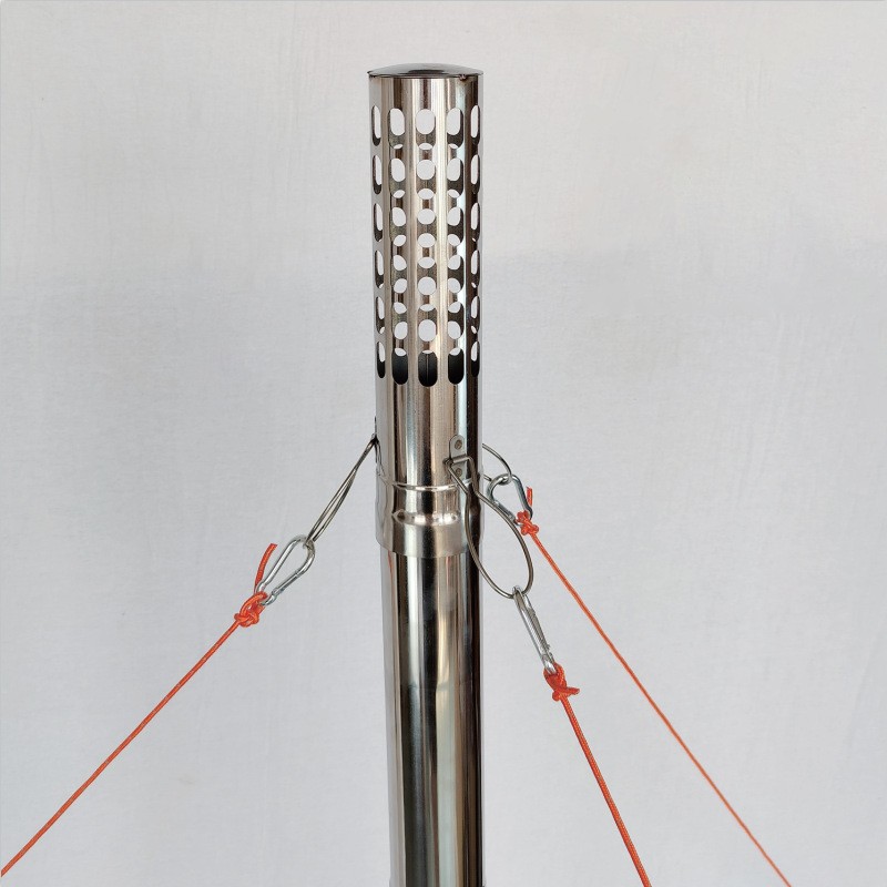 Stainless steel chimney wood stove elbow wood stove wood burning stove outdoor household rural heating smoke exhaust pipe ventilation