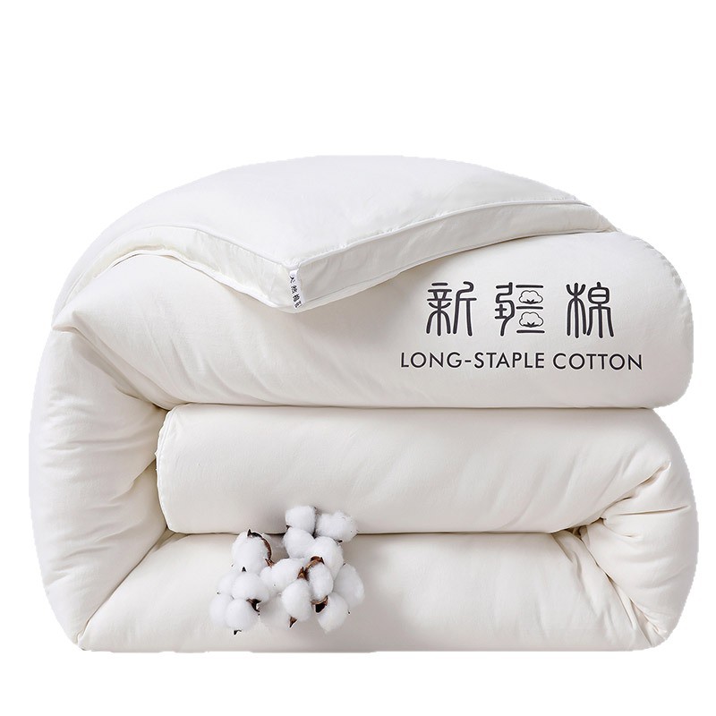 Class a 100% Xinjiang Cotton Quilt, Thickened Winter Quilt, Spring and Autumn Quilt, Pure Cotton Quilt, Student Dormitory All-Cotton Warm Quilt Core