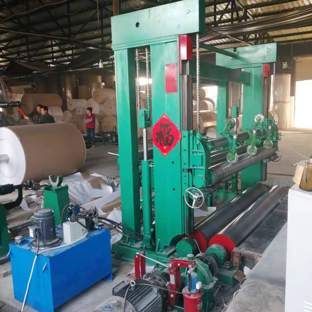 Source direct supply kraft paper machine full set of equipment 1880 small long net multi-cylinder corrugated paper rewinder