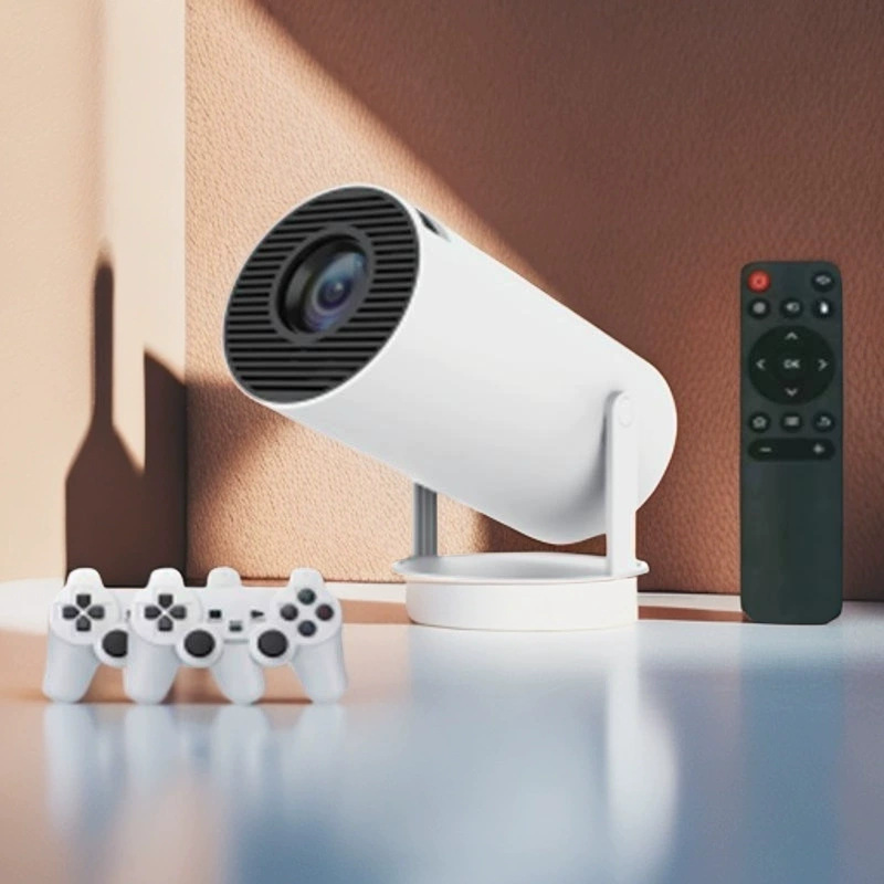 Cross-Border Foreign Trade Game Projector M300Max Portable 4K High-Definition 600P Dual Wireless Controller Factory Direct Sales