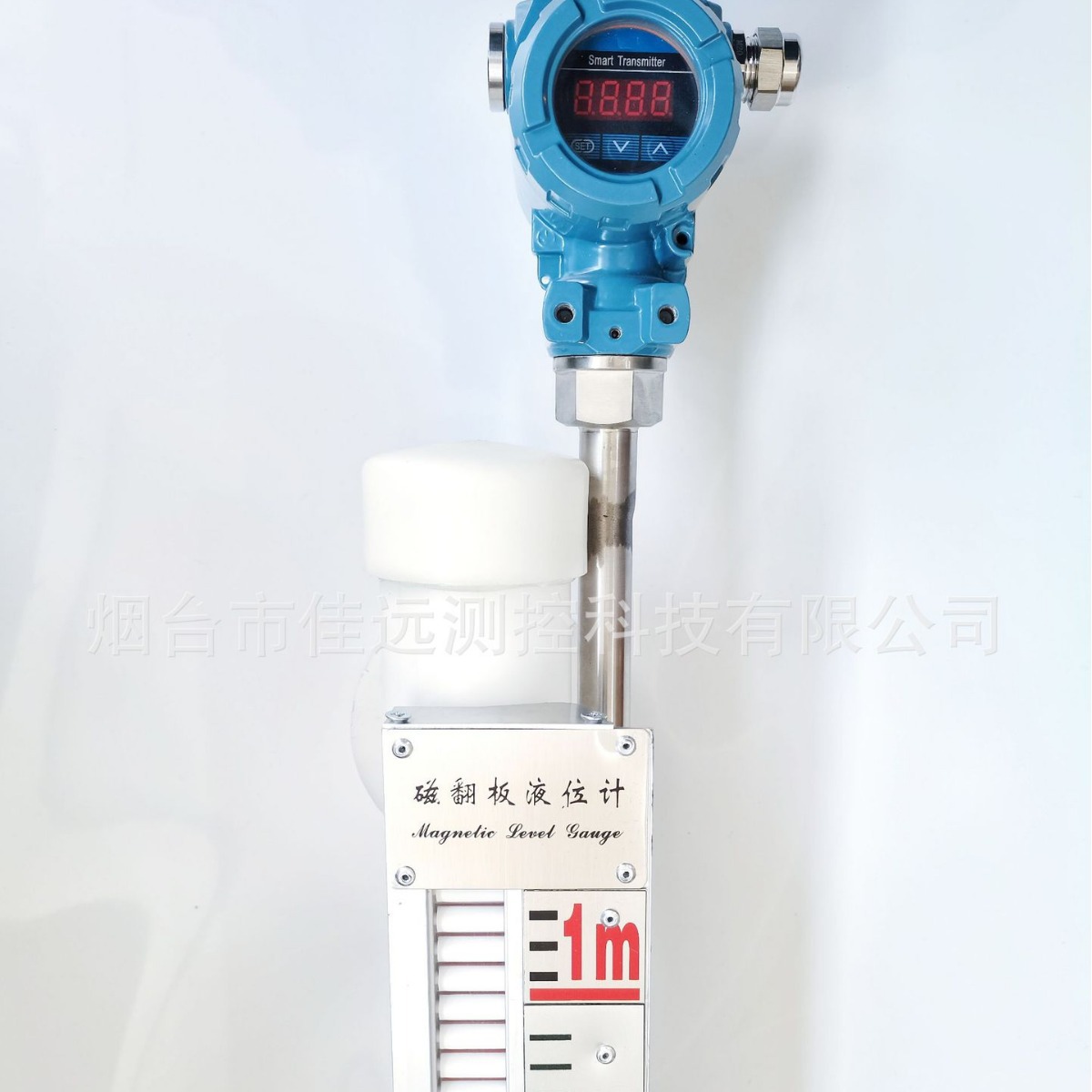 Upvc Anti-Corrosion Liquid Level Gauge, Acid and Alkali Resistant Pp Material Plastic Magnetic Flap Level Gauge with Remote Transmission Magnetic Control