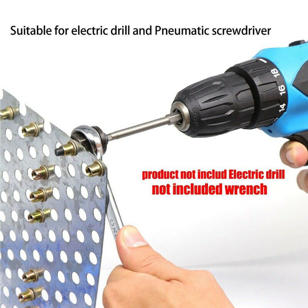 Pull female hand riveting rivet nut gun head manual electric riveting tool nut accessories M3M4M5M6M8M10