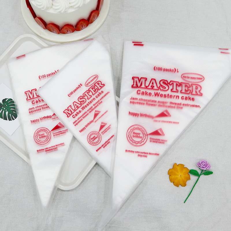 Thickened Large Piping Bag Disposable Food Grade Small Cream Cake Baking Tool Melted Bean Food Supplement Piping Bag
