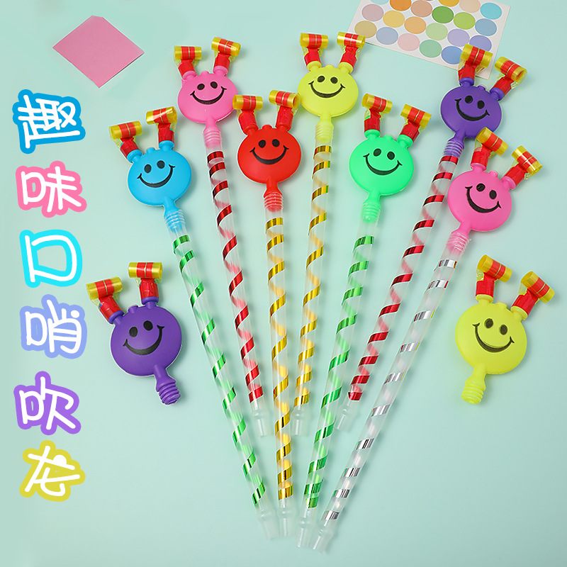 Большой свисток-дракон с улыбающимся лицом, детские игрушки, оптовая продажа маленьких подарков