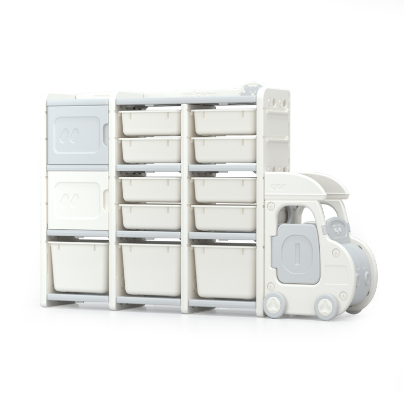 Children's Toy Storage Rack Large Capacity Multi-Layer Storage Rack Household Baby Toy Rack Finishing Cabinet Baby Storage Cabinet