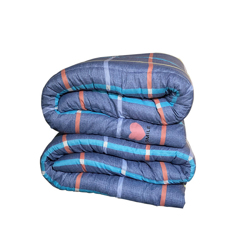 Labor Cotton Quilt Student Dormitory Thickened Warm-keeping Project Migrant Workers Wholesale Cotton Bedding Mats by Manufacturers