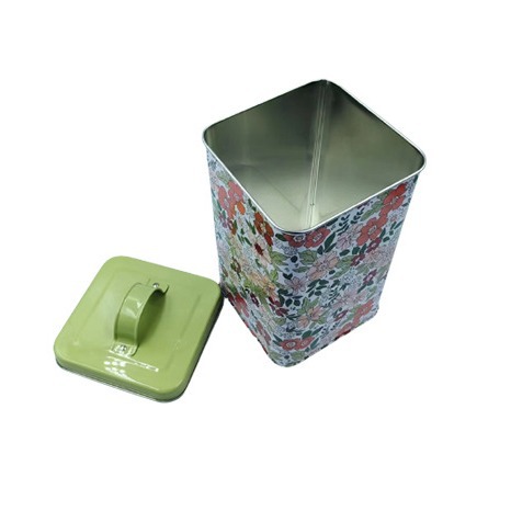 Portable iron box manufacturers supply tinplate rectangular storage iron box metal candy storage box gift portable can