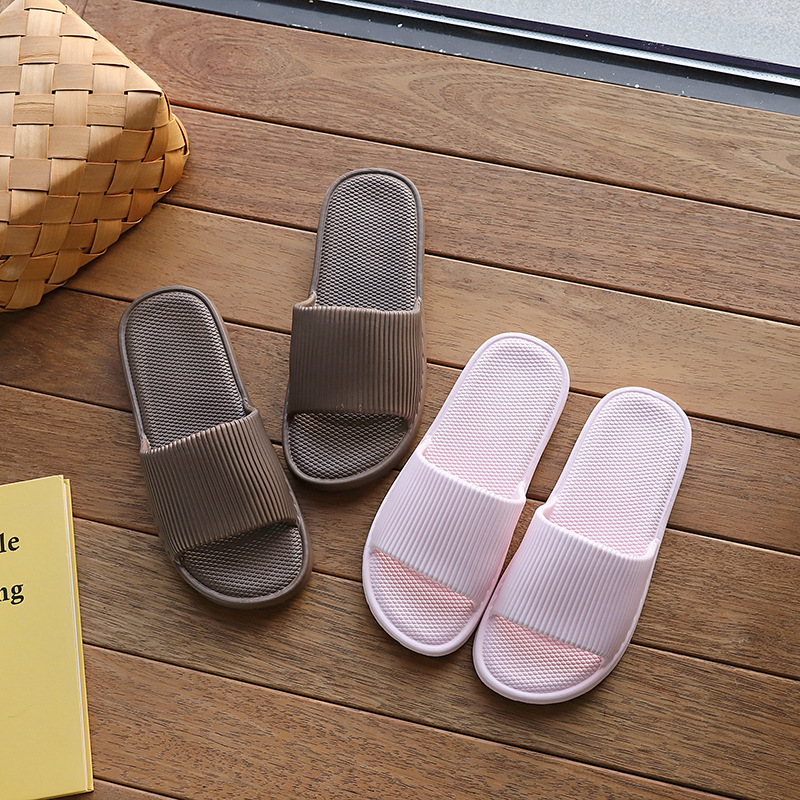 New Summer Home EVA Bathroom Slippers Women's Indoor Non-slip Couple Bathing Home Soft Bottom Slippers