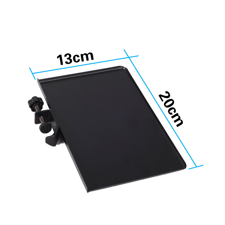 Large Metal Sound Card Tray Floor Stand Fixed Removable Clip Mobile Phone Live Broadcast Sound Card Storage Tray