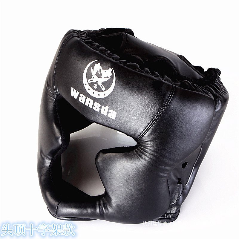 Boxing Helmet Head Protecting Monkey Face Helmet Training Headgear Sanda Fighting Taekwondo Head Protecting Adult