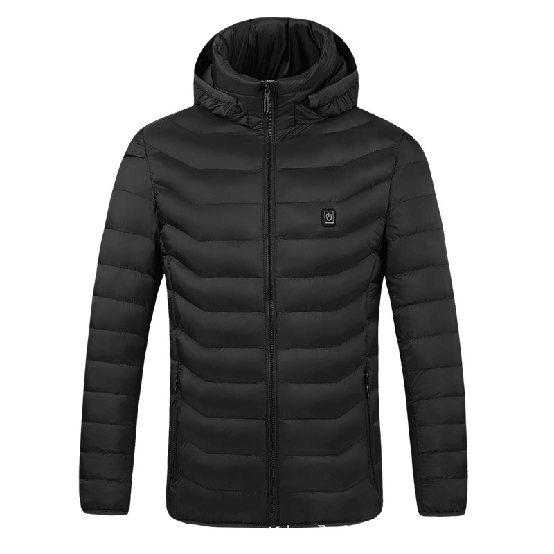 Cross-border heating USB intelligent warm constant temperature heating cotton-padded jacket electric heating clothing men and women couples manufacturers wholesale