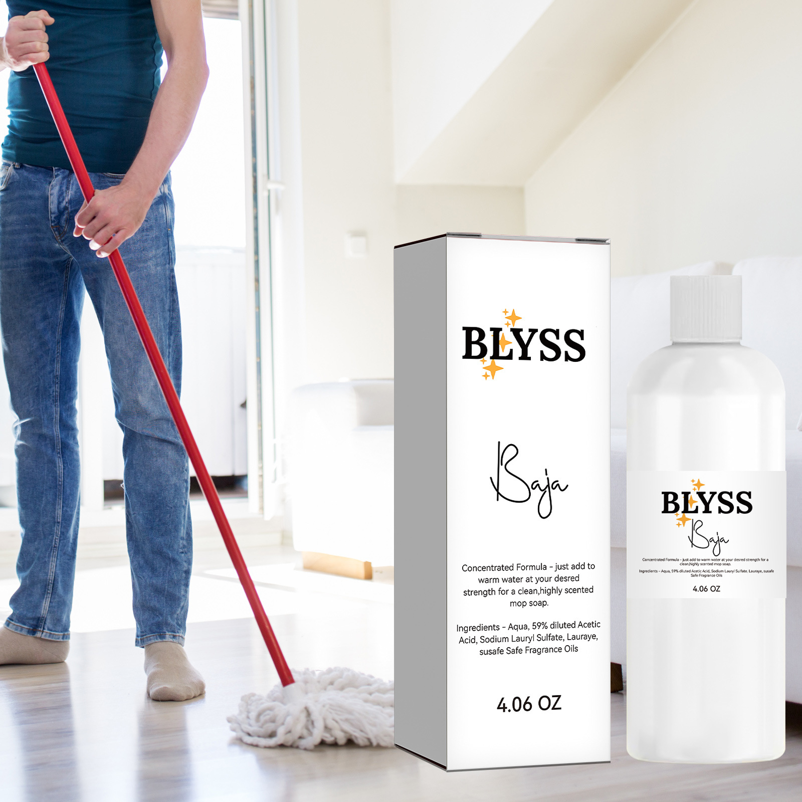 Cross-Border Floor Cleaner Dirt Cleaning Polishing Brightening Floor Tile Maintenance Powerful Cleaning Liquid 120ml