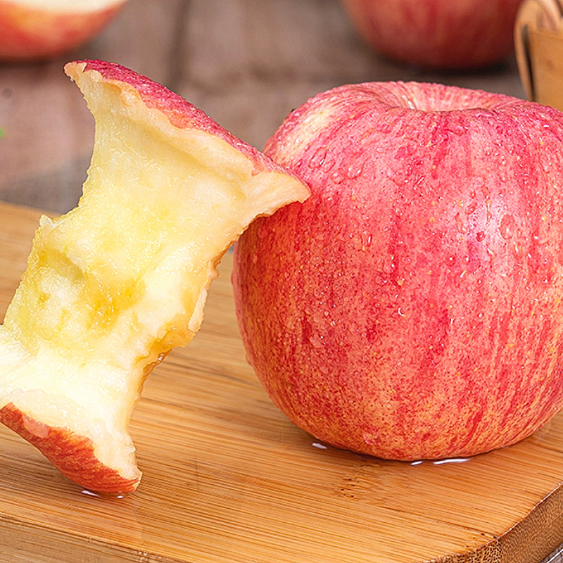 Yantai Red Fuji Apple Fresh Fruit Seasonal Whole Box Gift Box Qixia Rock Candy Heart Ugly Apple Straight from Origin