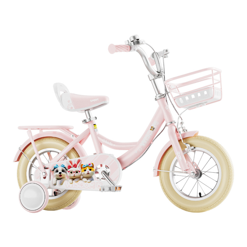 Children's Bicycle Male and Female 2-6-8-9 Years Old Female Treasure Bicycle Princess Bicycle Bicycle Bicycle 2 Wheels Bicycle