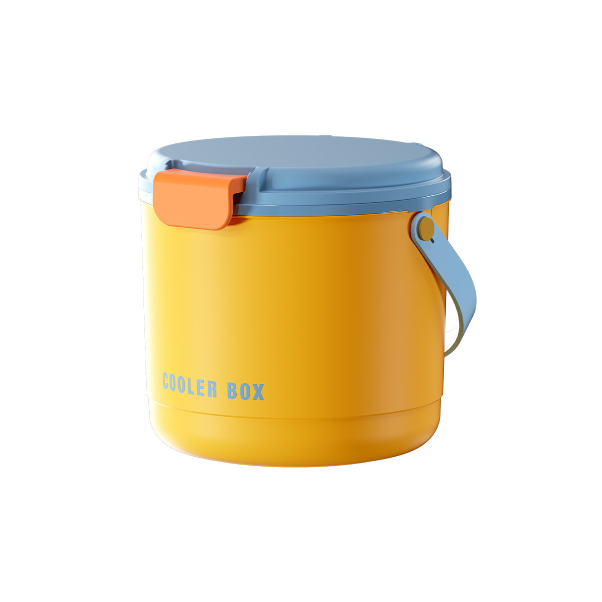 Ice Block Heat Preservation Bucket Outdoor Press Ice Block Cold Preservation Bucket for Camping Portable Ice Block Mold Cold Preservation Bucket