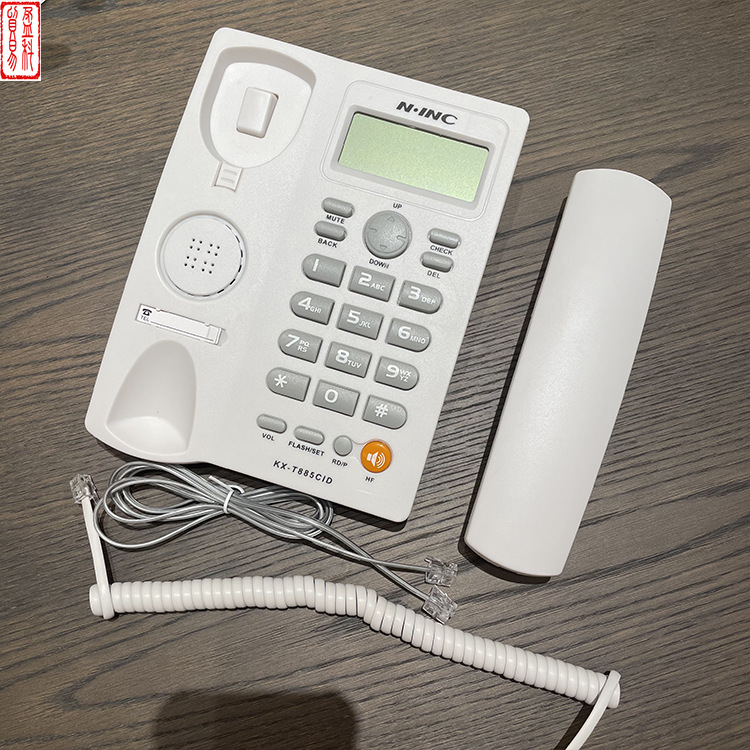 Spot Supply English Export Telephone KX-885CID Caller Id Office Home Telephone Black