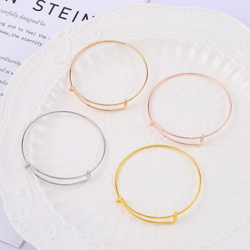 Новый регулируемый браслет, ретро стальная проволока, оптовая продажа