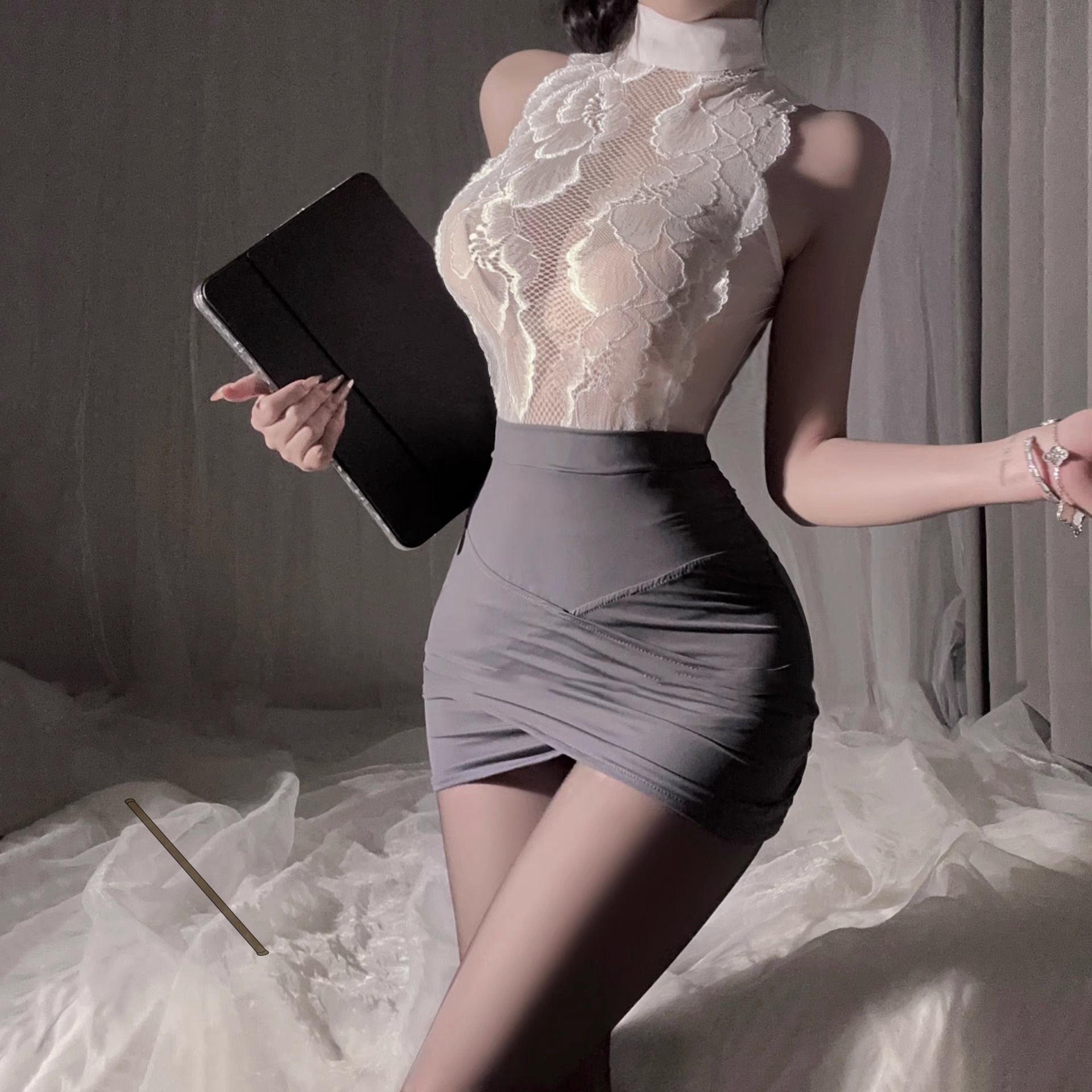 Сексуальное белье, униформа стюардессы, соблазнительный бюстгальтер